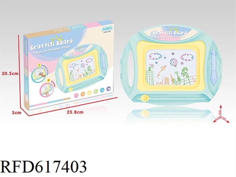 SMALL PLAIN BOY COLOR MAGNETIC WRITING PAD