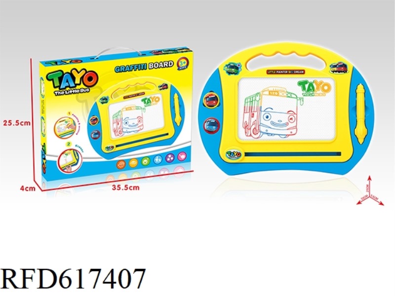 MEDIUM SIZE TAYO COLOR MAGNETIC WRITING PAD
