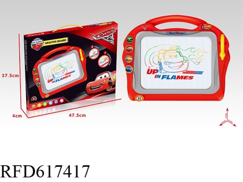 SUPER SIZE (CARS) COLOR MAGNETIC WRITING PAD