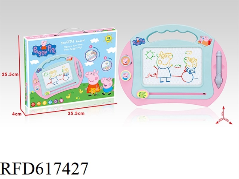 MEDIUM (PEPPA PIGGY) COLOR MAGNETIC WRITING PAD