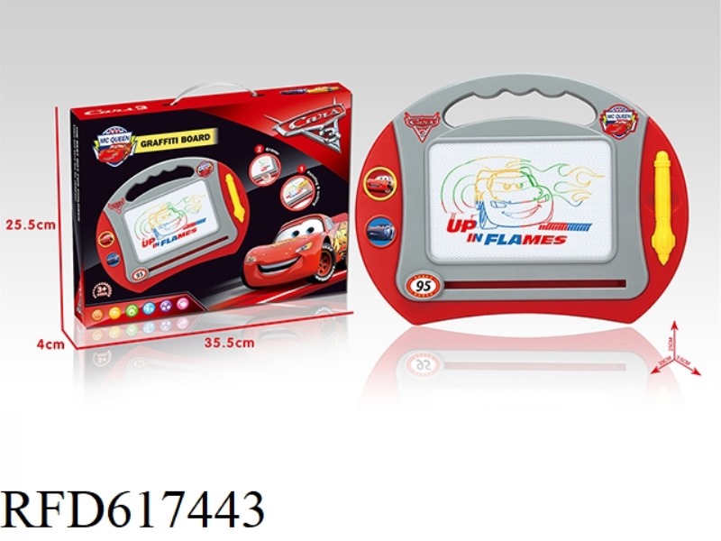 MEDIUM (CARS) COLOR MAGNETIC WRITING PAD