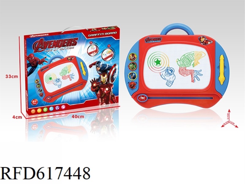 LARGE (AVENGERS) COLOR MAGNETIC WRITING PAD