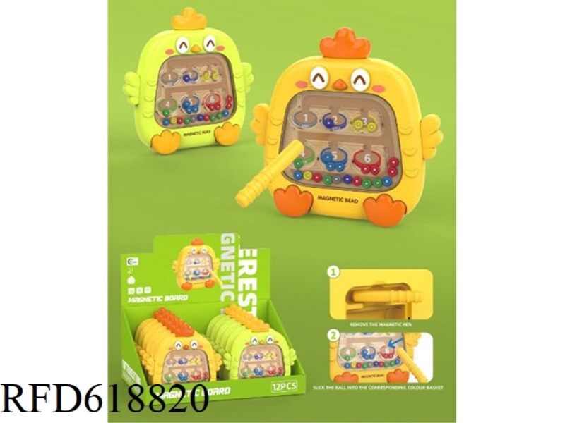 CHICKEN MAGNETIC DRAWING BOARD 12PCS