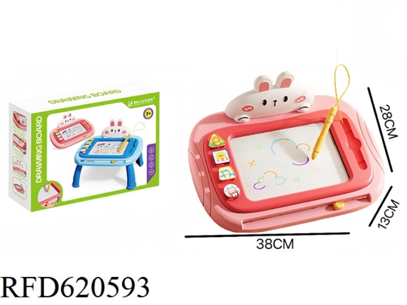 LARGE PINK BUNNY WRITING BOARD