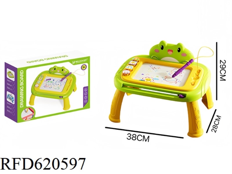 LARGE FROG WRITING BOARD WITH LEGS