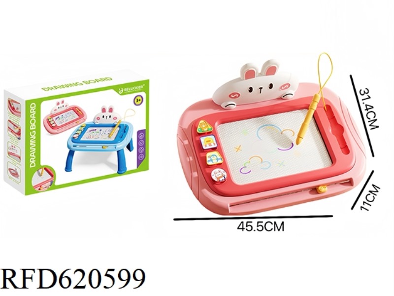 EXTRA LARGE PINK BUNNY WRITING BOARD