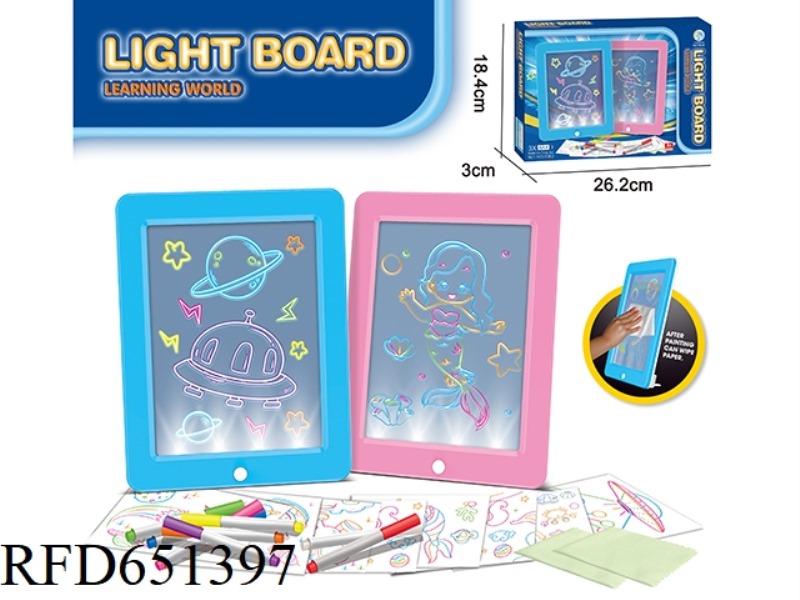 FLUORESCENT DRAWING BOARD