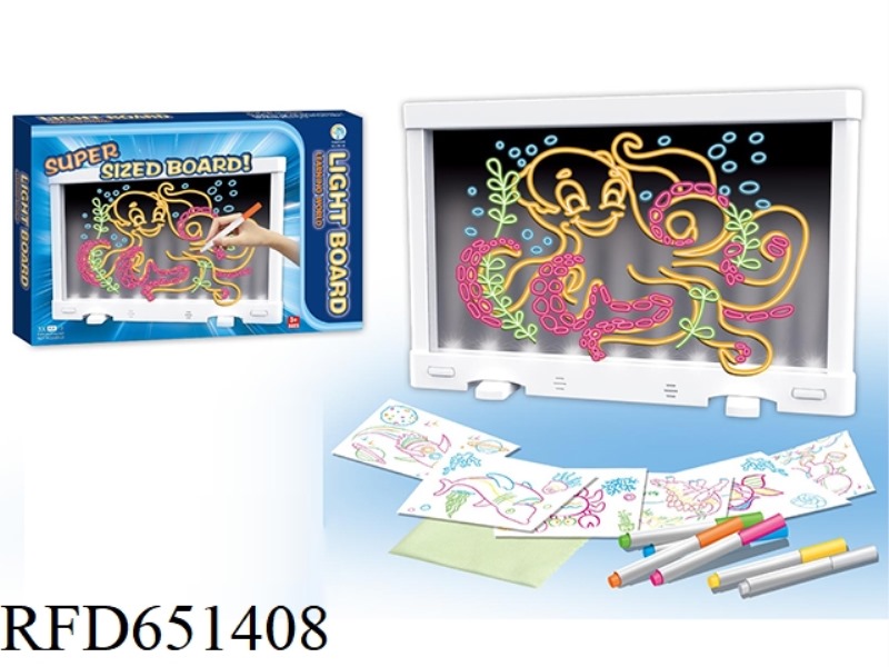FLUORESCENT DRAWING BOARD (MARINE VERSION)