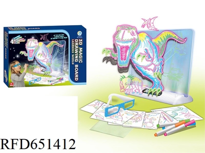 MINI 3D ARTBOARD (DINOSAUR VERSION)