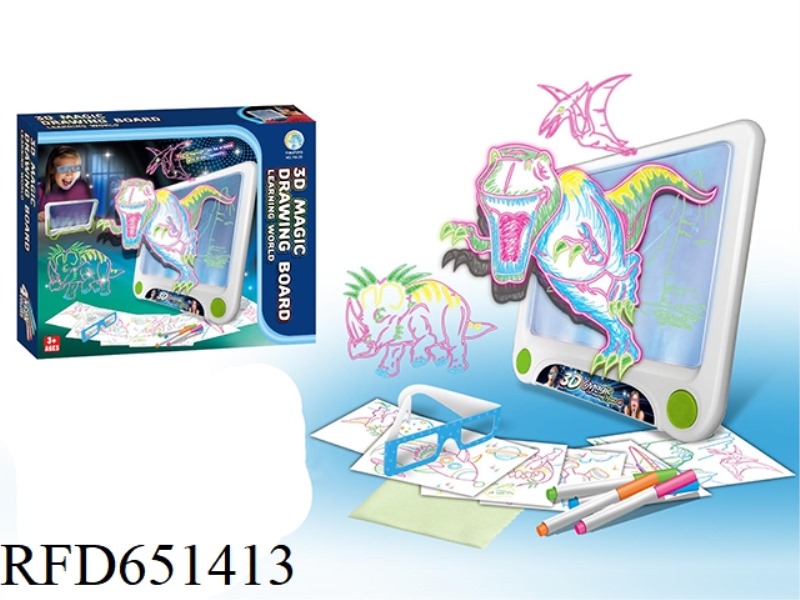 3D DRAWING BOARD (DINOSAUR)