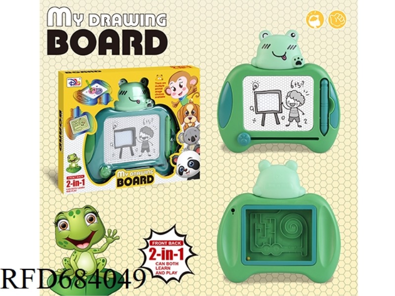 FROG MAGNETIC BLACK-AND-WHITE TABLET & A GAME OF BREAKING THROUGH THE BARRIER