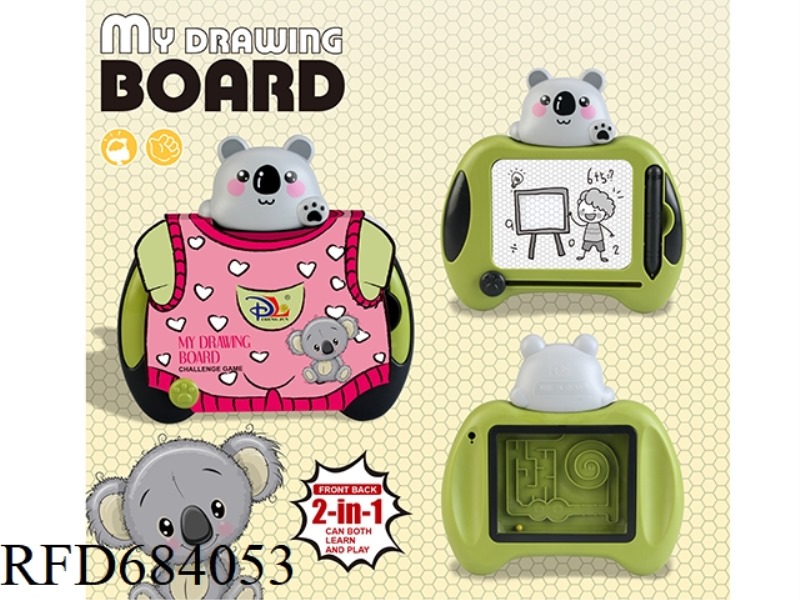 KOALA MAGNETIC BLACK-AND-WHITE WORDPAD & A GAME OF BREAKING THE BARRIERS