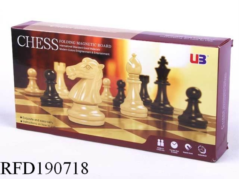 MAGNETISM INTERNATIONAL CHESS AND CHECKERS 2 IN 1