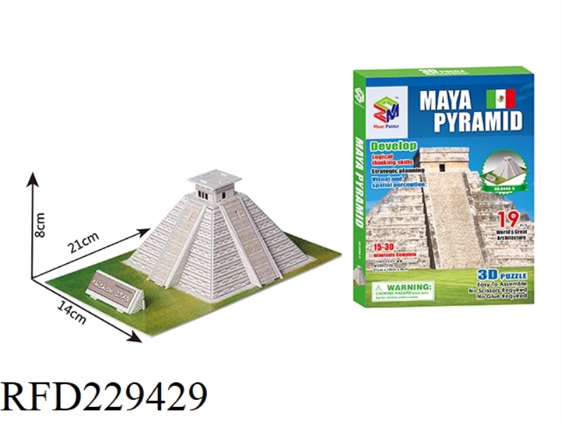 3D PUZZLE 19PCS