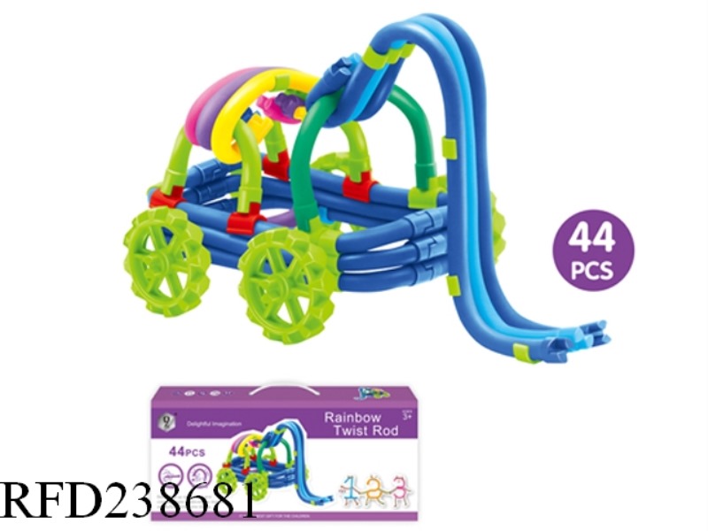RAINBOW TWIST STICK 44PCS