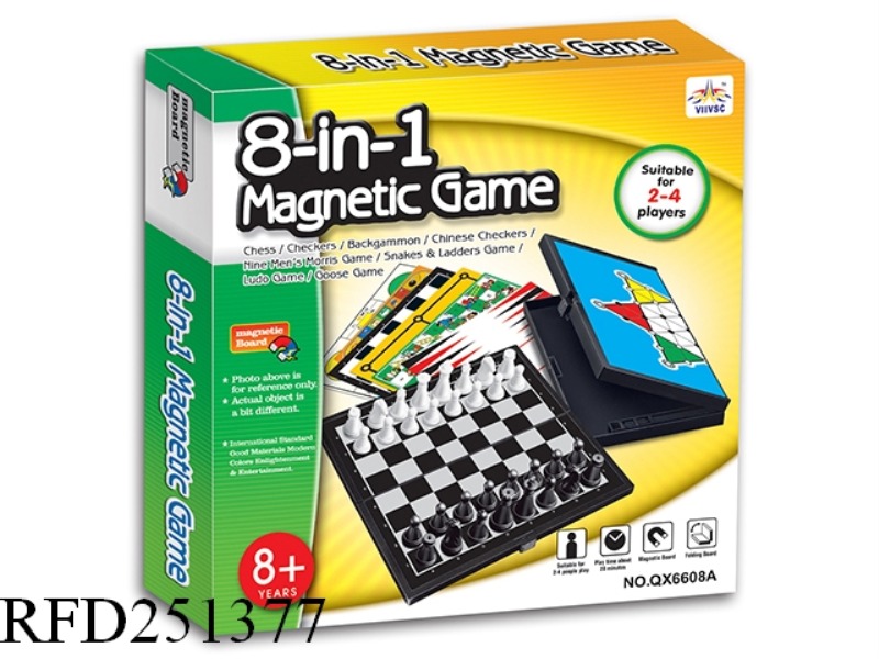 MAGNETISM CHESS 8 IN 1