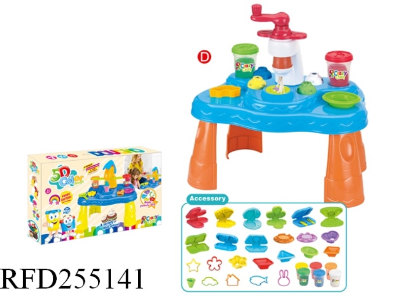 5D COLOR DOUGH TABLE AND SPIRAL MACHINE