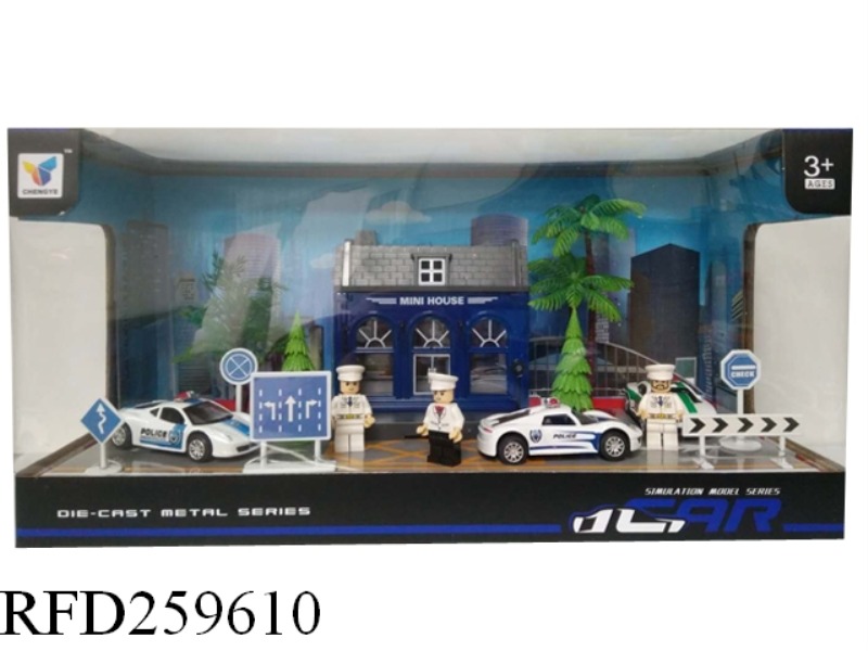 POLICE SERIES SCENE SET(6 ASST)