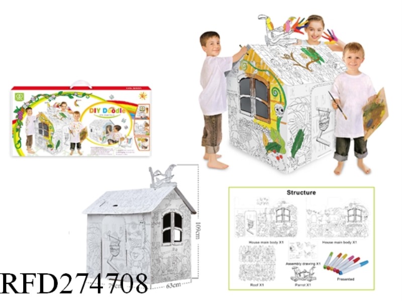 DIY JUNGLE HOUSE