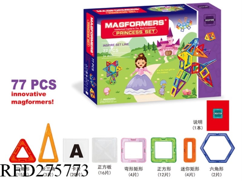 MAGNETIC PIECE 77PCS