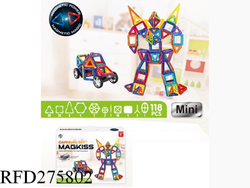 MINI MAGNETIC PIECE 118PCS