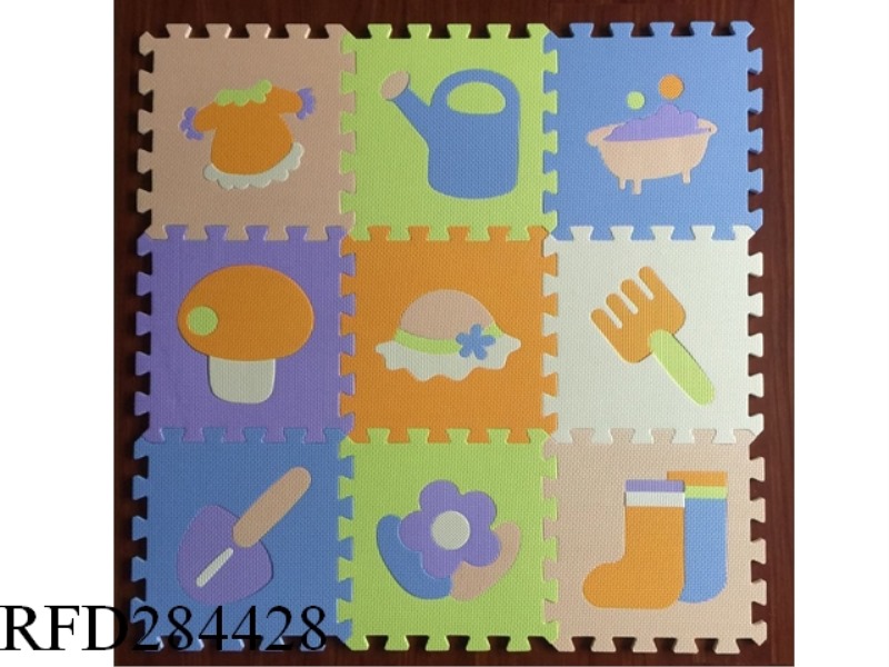EVA PUZZLE GROUND MAT 9PCS
