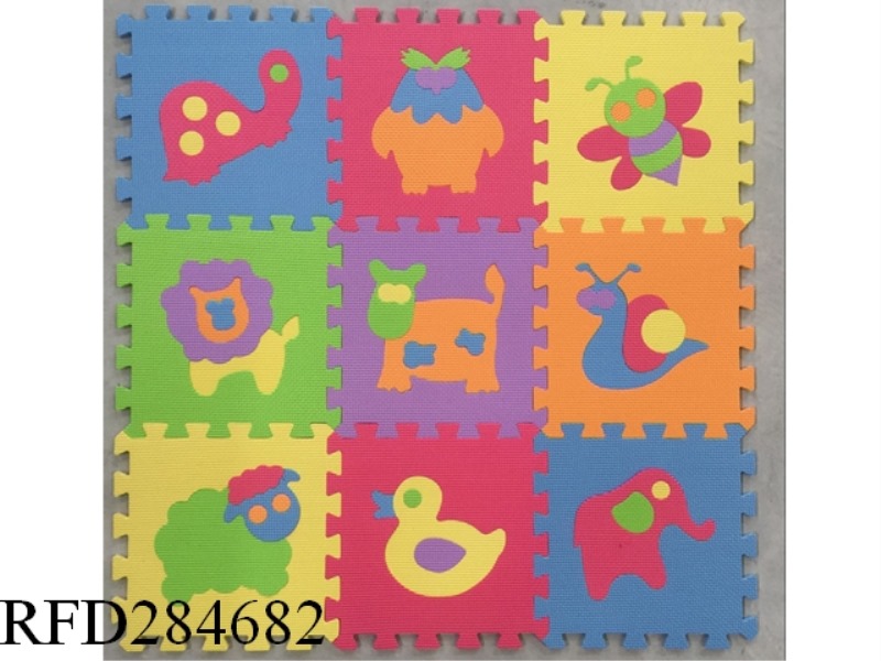 EVA JIGSAW PAD 9 SLICES OF ANIMALS 2
