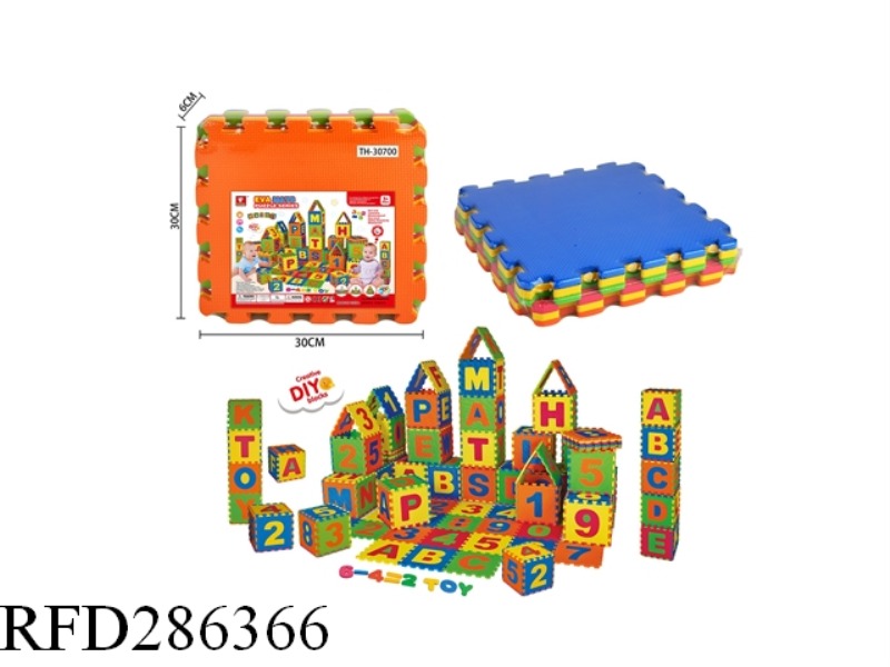 EVA FLOOR MAT PUZZLE 6PCS