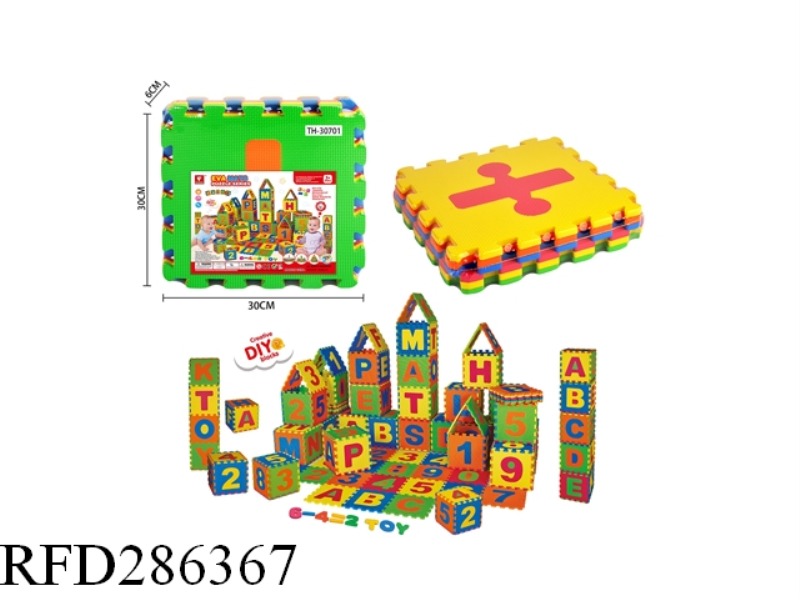 EVA FLOOR MAT PUZZLE 6PCS