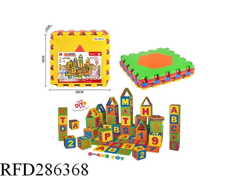 EVA FLOOR MAT PUZZLE 6PCS