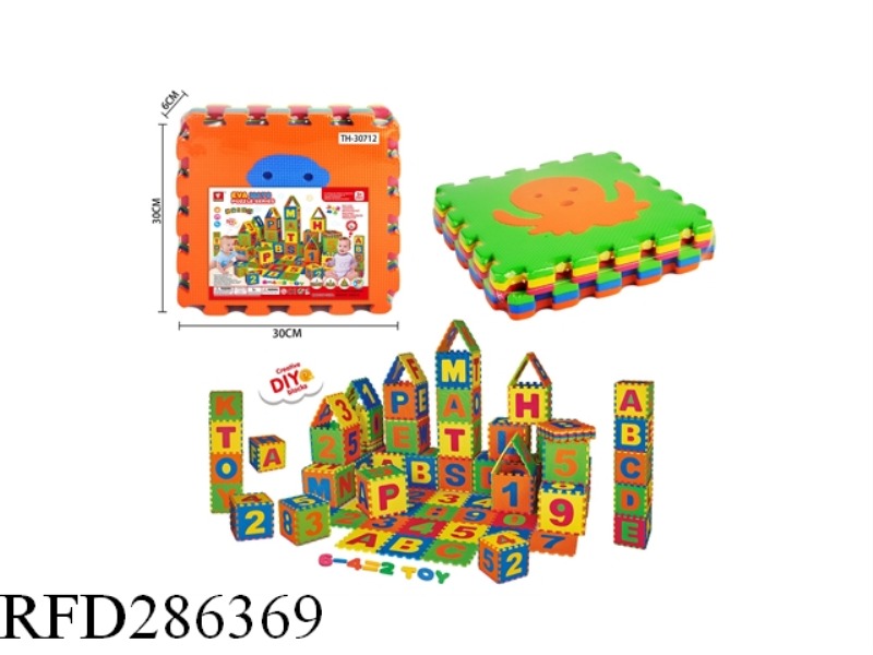 EVA FLOOR MAT PUZZLE 6PCS