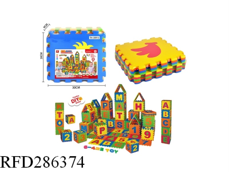 EVA FLOOR MAT PUZZLE 9PCS