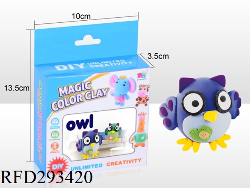 MAGIC COLOR CLAY SET-OWL