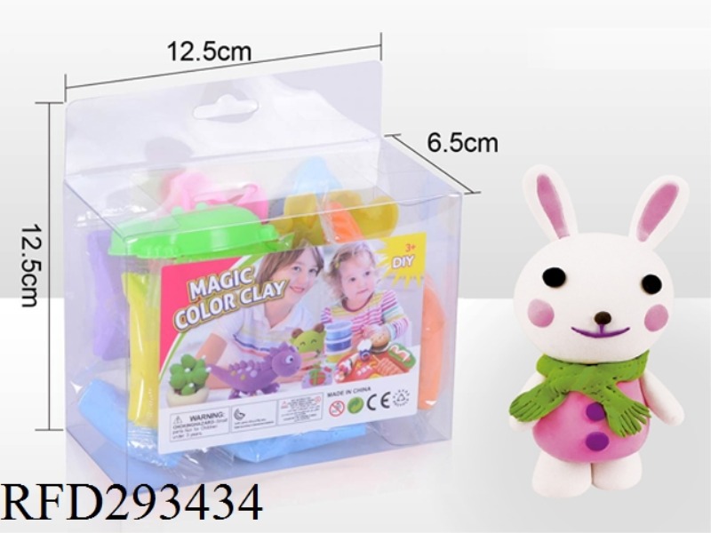 MAGIC COLOR CLAY SET-RABBIT
