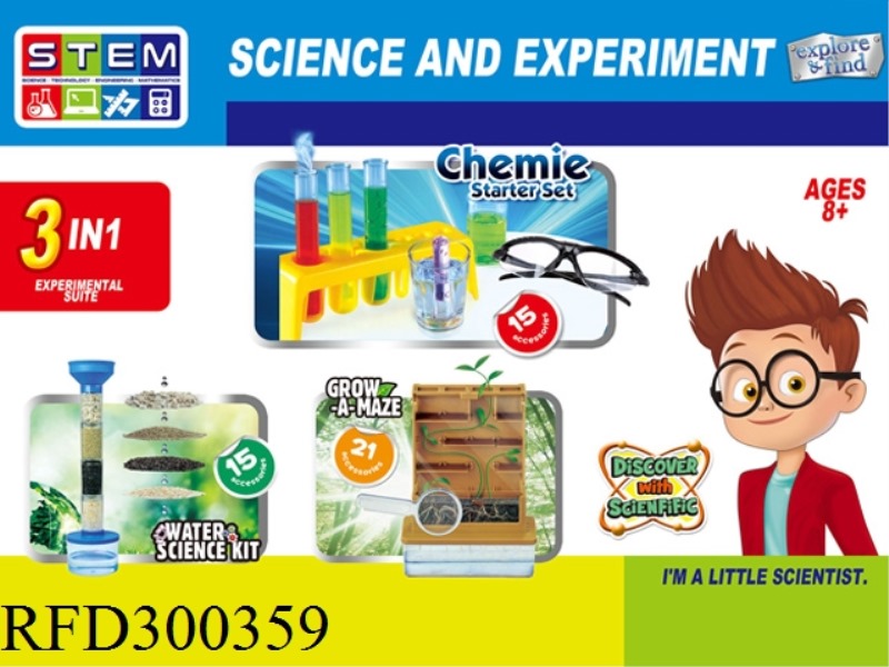 SCIENCE AND EDUCATION SET 3 IN 1