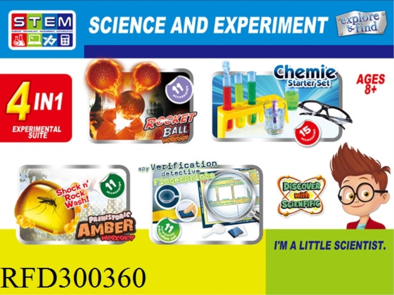 SCIENCE AND EDUCATION SET 4 IN 1