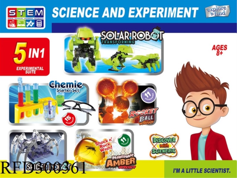SCIENCE AND EDUCATION SET 5 IN 1