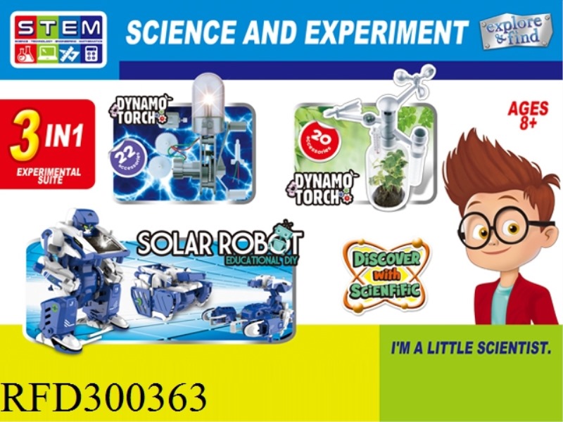 SCIENCE AND EDUCATION SET 3 IN 1