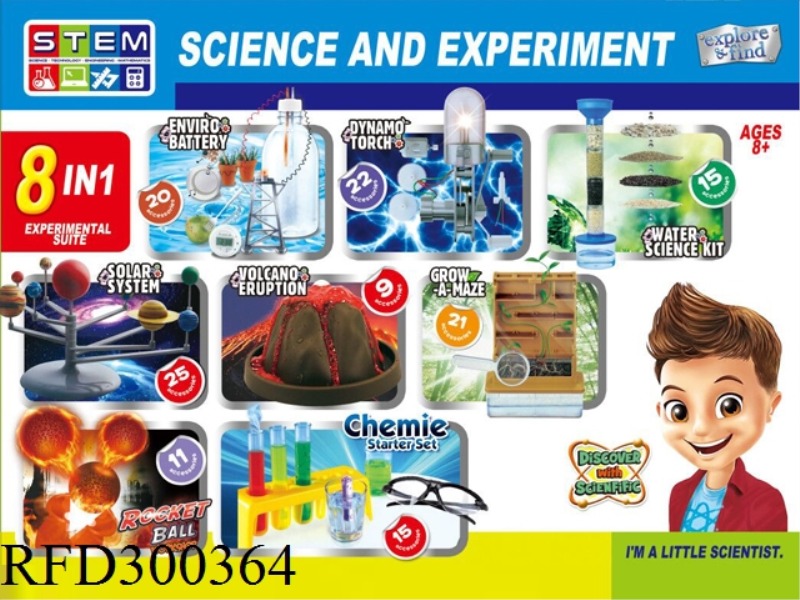 SCIENCE AND EDUCATION SET 8 IN 1