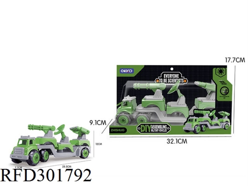 DIY JUSTIN GATLIN、RADAR VEHICLE、ROCKET LAUNCHERS