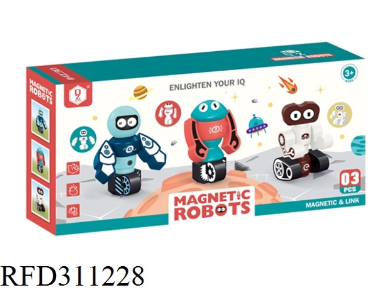 MAGNETIC FORCE BLOCK SPACEMAN 3PCS