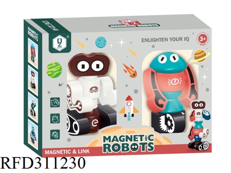 MAGNETIC FORCE BLOCK SPACEMAN 2PCS