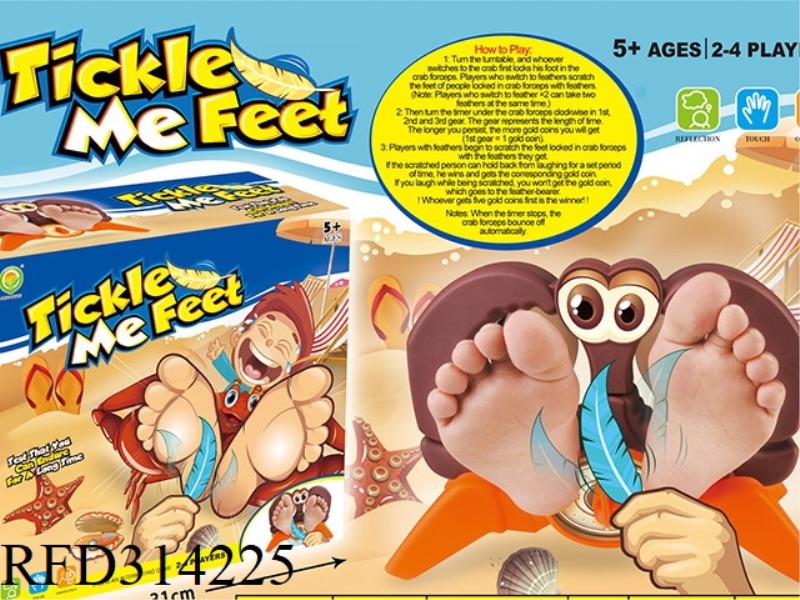 CRABS SCRATCH THEIR FEET