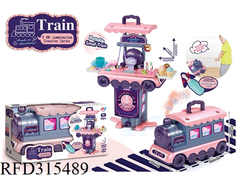 DIY DEFORAMTION FOOD TRAIN  PLAY SET