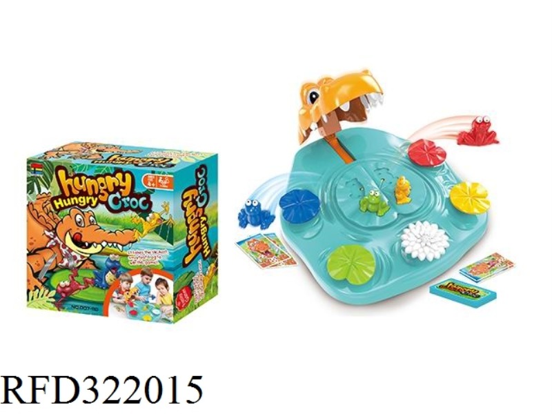 CROCODILE EATING FROG INTERACTIVE GAME