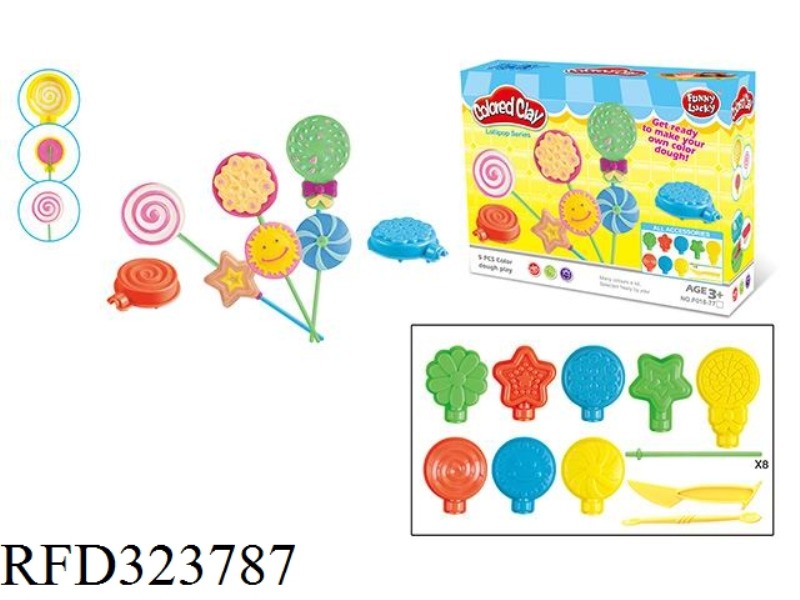 LOLLIPOP COLORED MUD