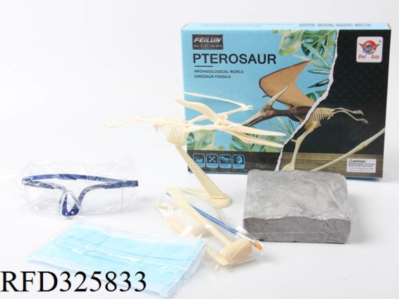 DINOSAUR FOSSIL COLLECTION - ARCHAEOLOGICAL EXCAVATION (PTEROSAURS)