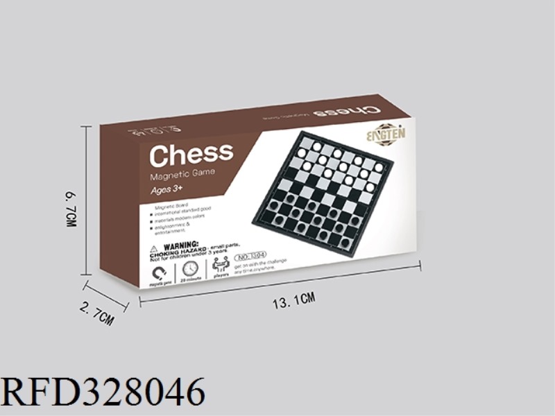 MAGNETIC INTERNATIONAL CHECKERS