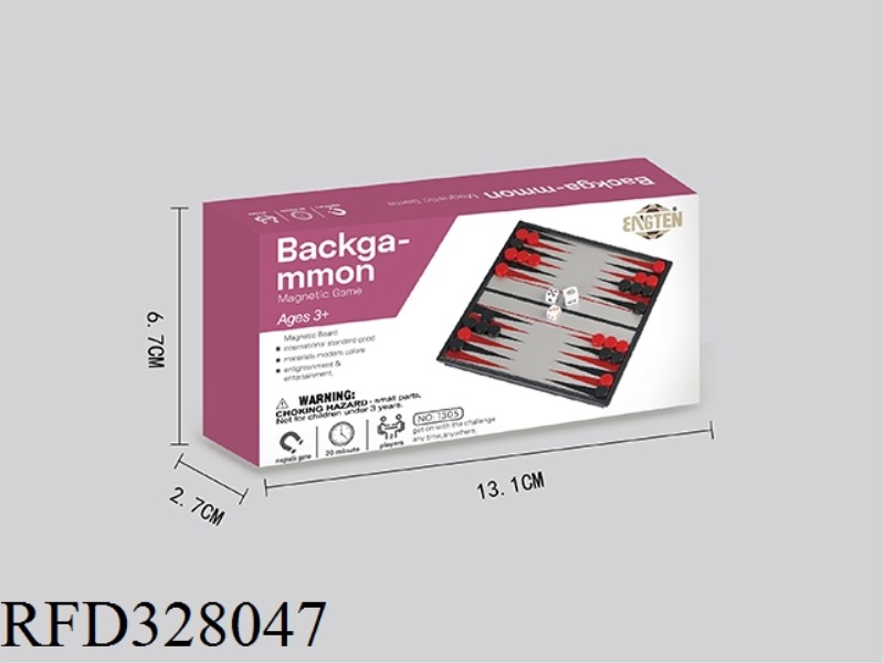 MAGNETIC BACKGAMMON
