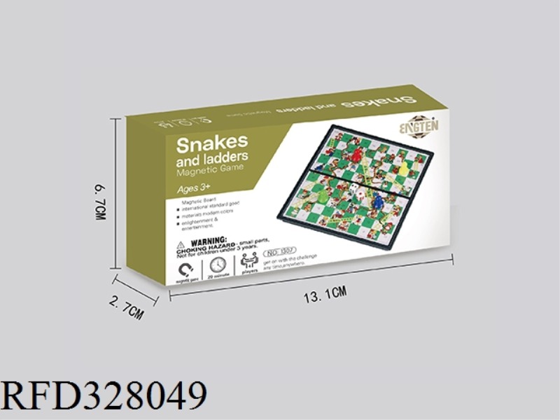 MAGNETIC SNAKE LADDER GAME CHESS